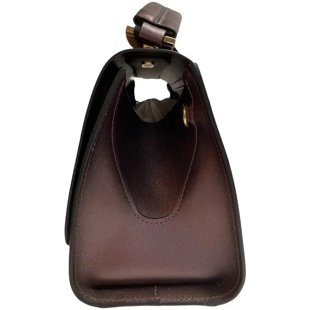 Zac Posen Pearl Purple Leather Satchel Mini Bag NWT